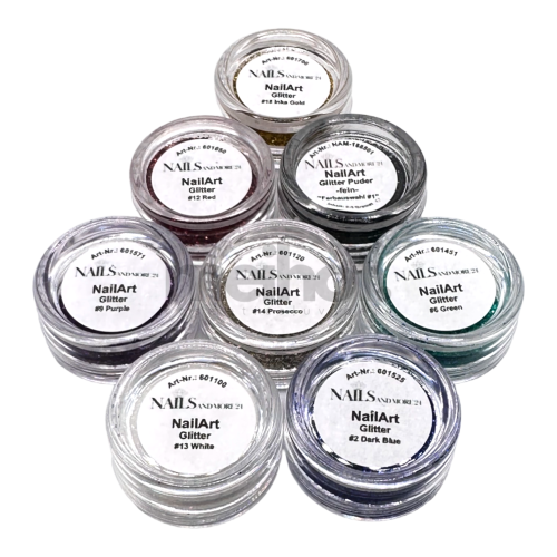 Preview: NAM24 Nailart Glitter Mix | Abverkauf 8-teilig Preview: NAM24 Nailart Glitter Mix | Abverkauf 8-teilig